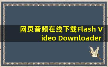 网页音频在线下载Flash Video Downloader